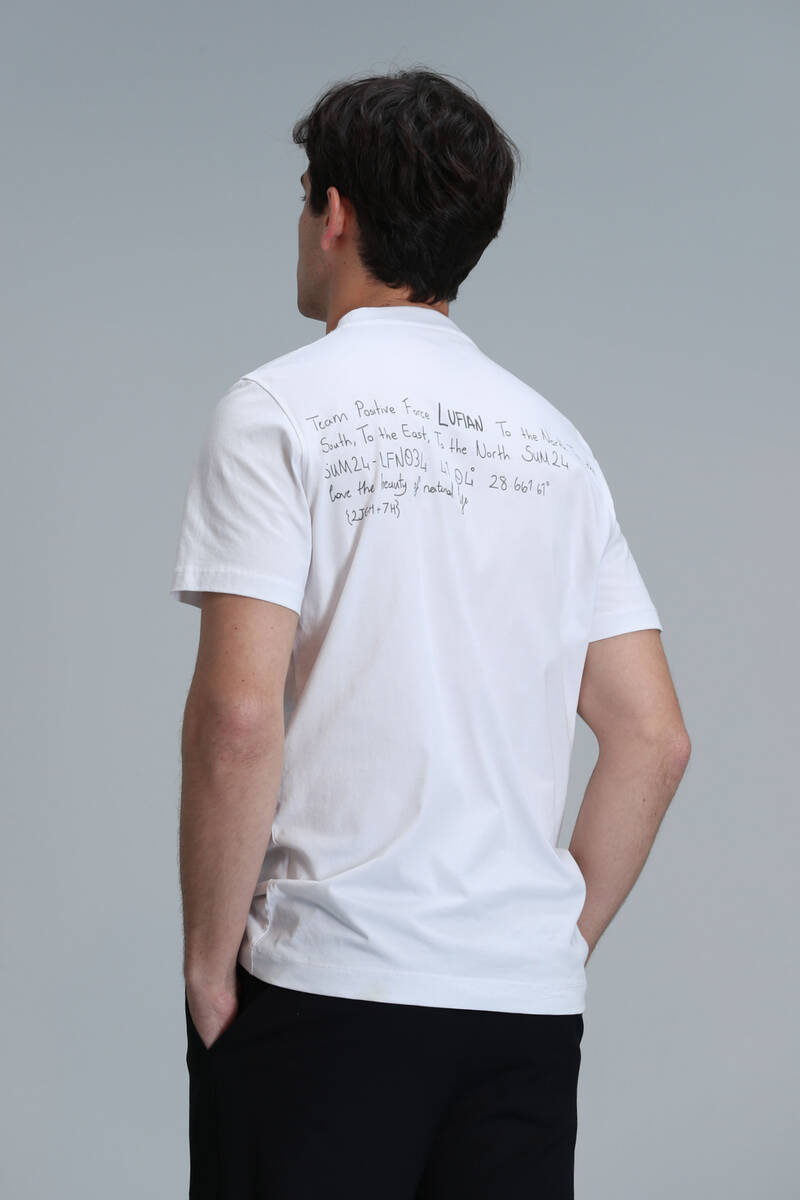 Fred Modern Graphic T-Shirt White - 6