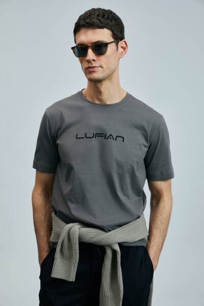 Fusıon Modern Grafik T- Shirt Kahverengi - 5