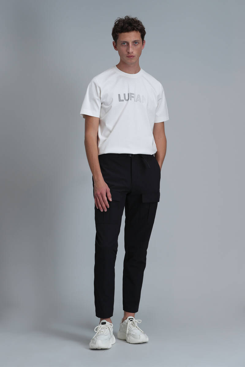 Белая футболка Benjamin's Modern с рисунком Off White - 2