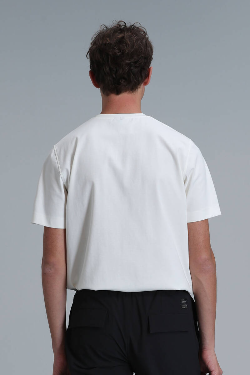 Белая футболка Benjamin's Modern с рисунком Off White - 6