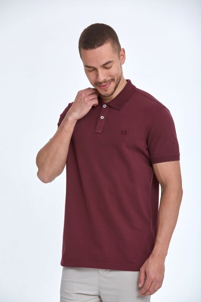 Мужская футболка Walker Polo бордовая красная 