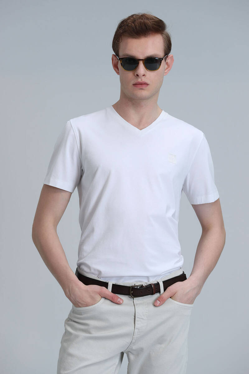 Футболка с рисунком Tuna Modern, белая - 1