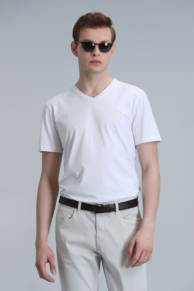 Футболка с рисунком Tuna Modern, белая - 3