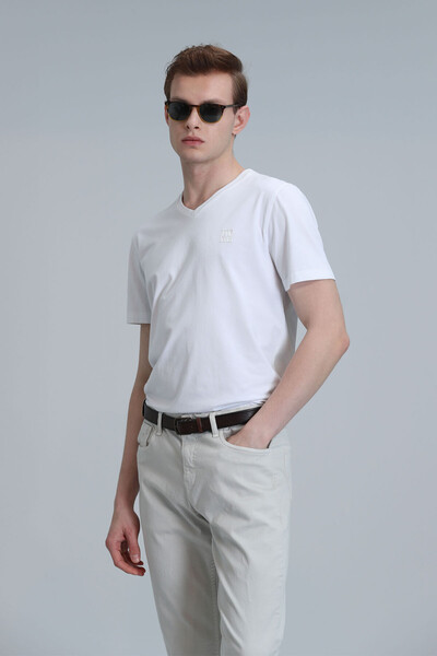 Футболка с рисунком Tuna Modern, белая - 5