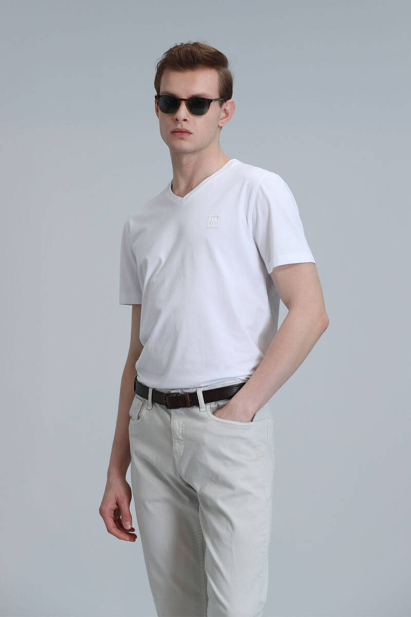 Футболка с рисунком Tuna Modern, белая - 5