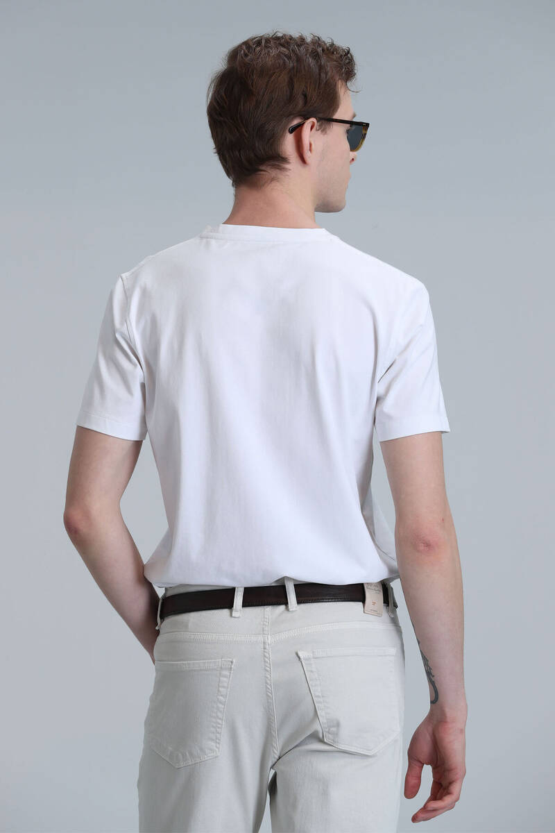 Футболка с рисунком Tuna Modern, белая - 6