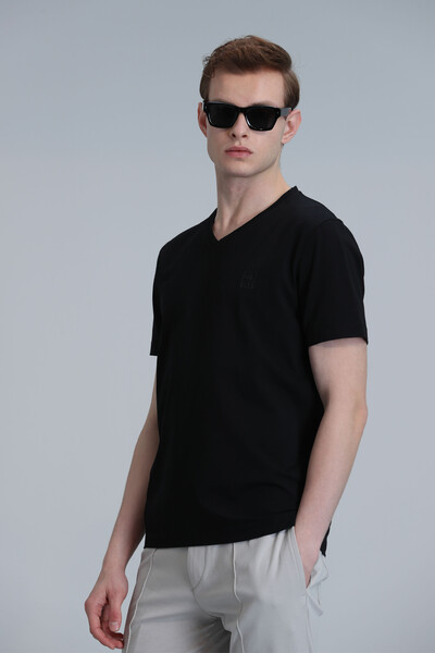 Футболка с рисунком Tuna Modern, черная - 3