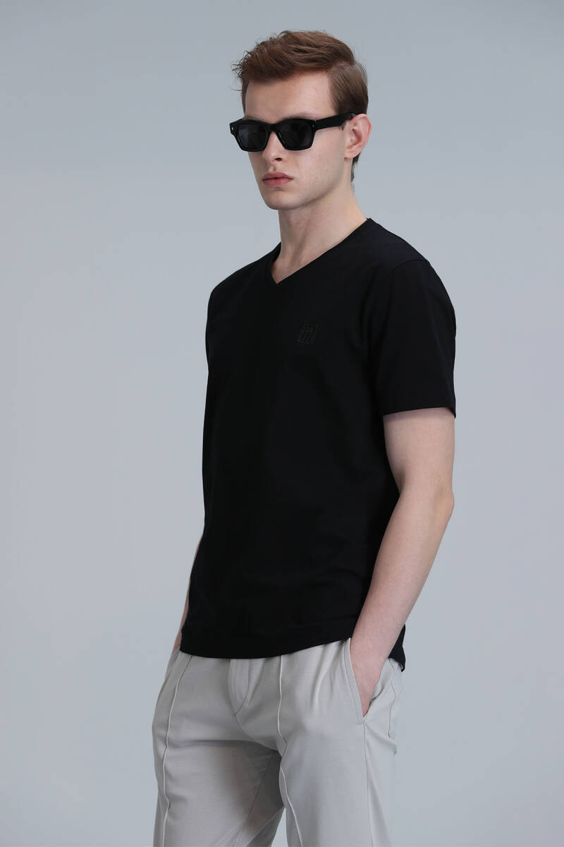 Футболка с рисунком Tuna Modern, черная - 5