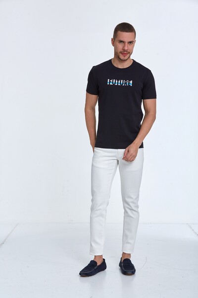 Future Printed Cotton Crew Neck T-Shirt - 6