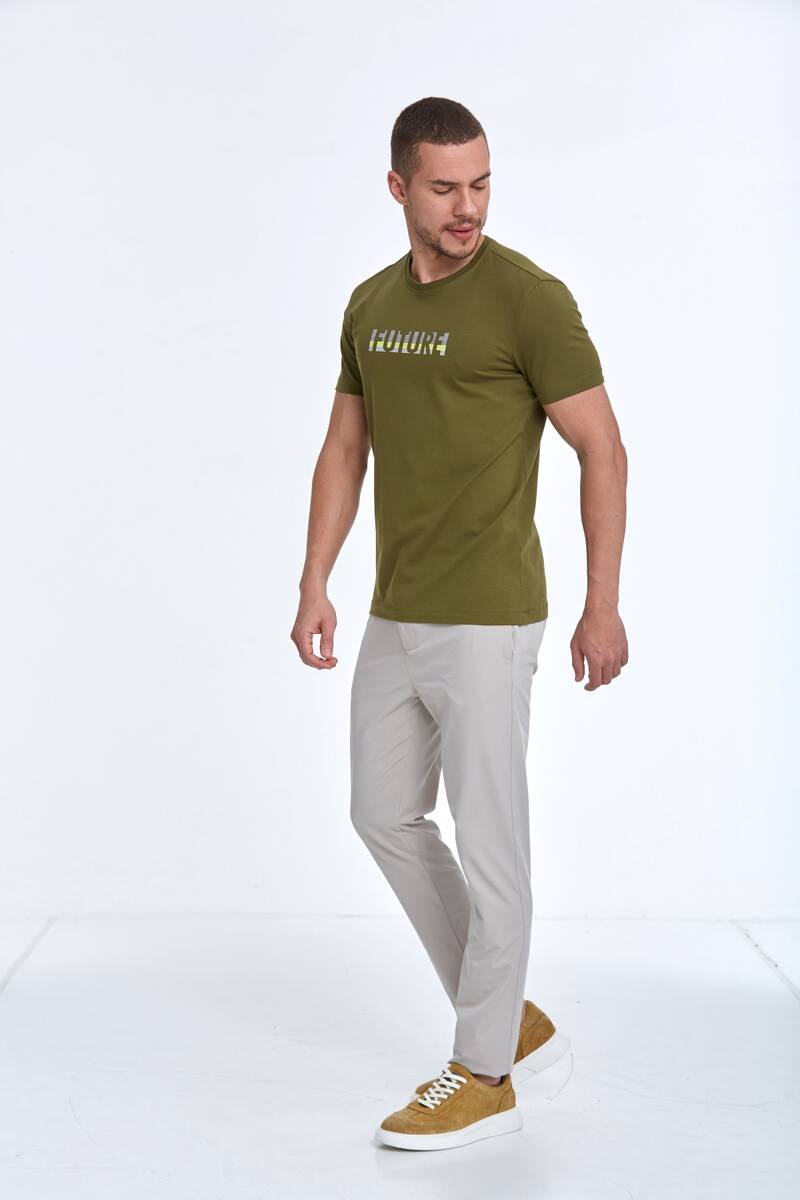 Future Printed Cotton Crew Neck T-Shirt - 4