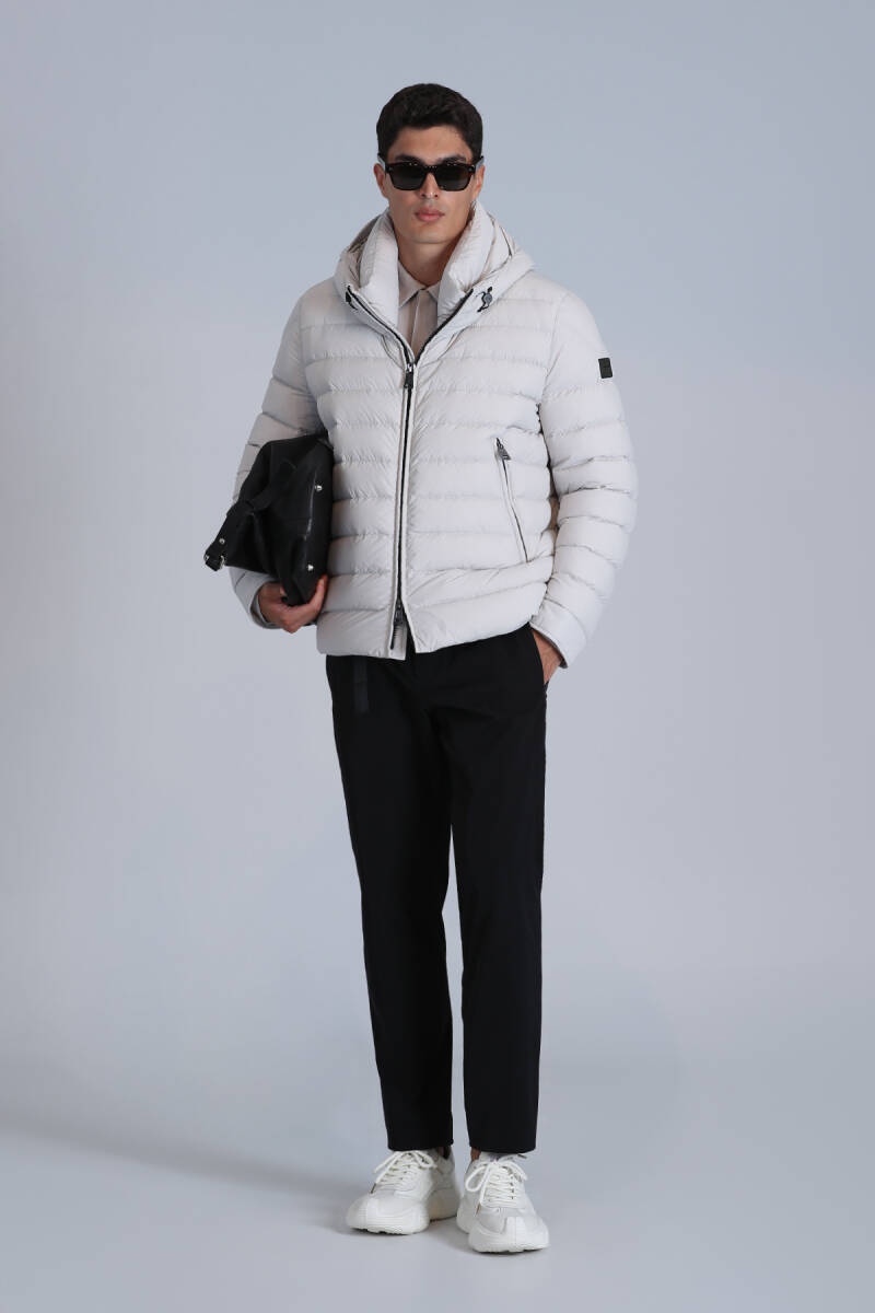 Gabriel Goose Down Men's Coat Stone - 1