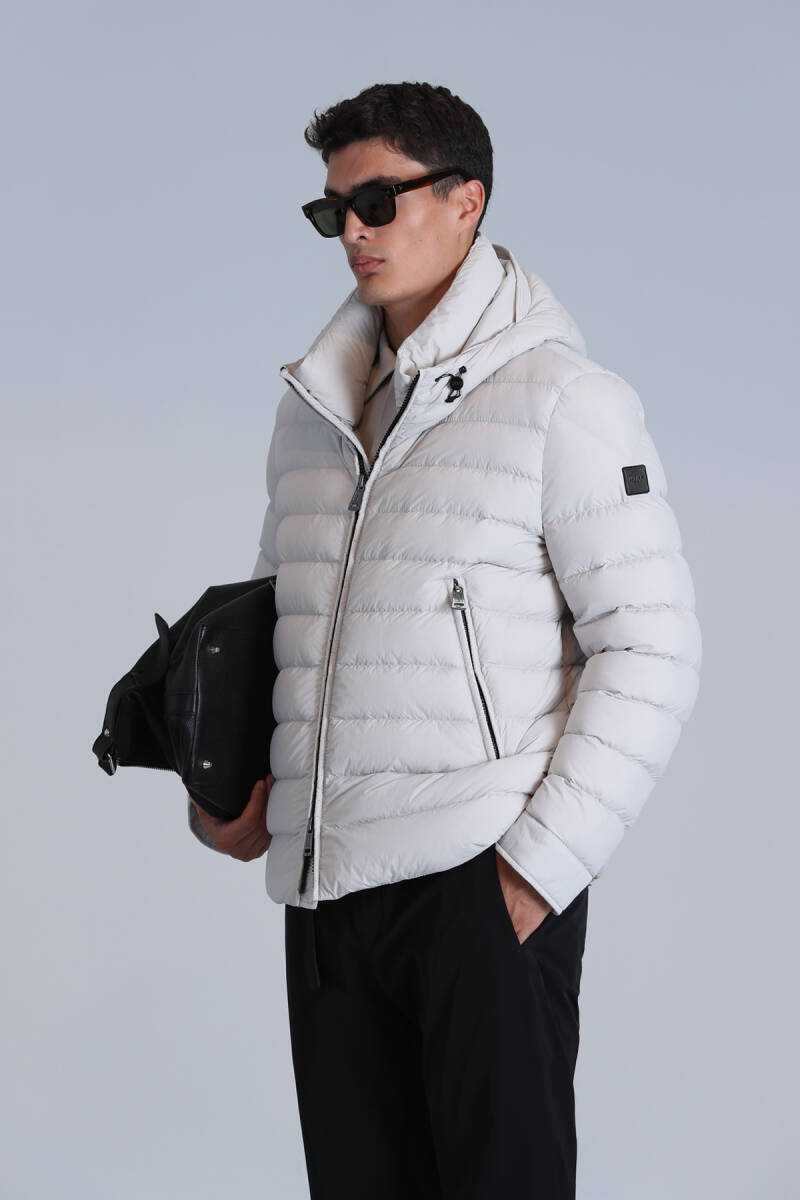 Gabriel Goose Down Men's Coat Stone - 3