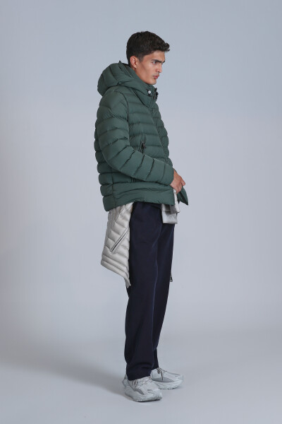 Gabriel Goose Down Men's Coat Green - 4