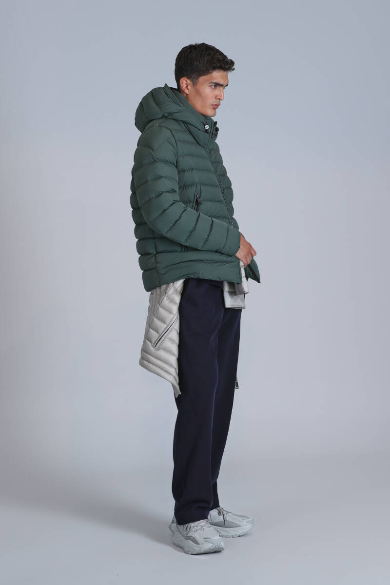 Gabriel Goose Down Men's Coat Green - 4