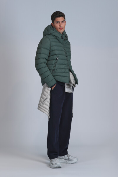 Gabriel Goose Down Men's Coat Green - 5