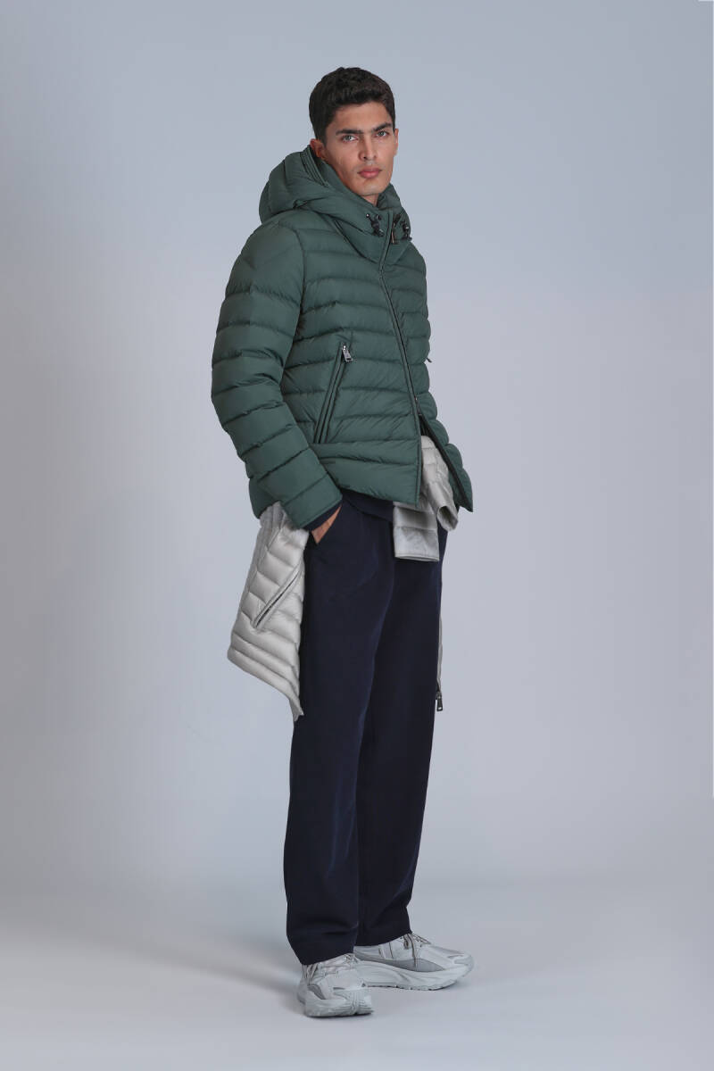 Gabriel Goose Down Men's Coat Green - 5