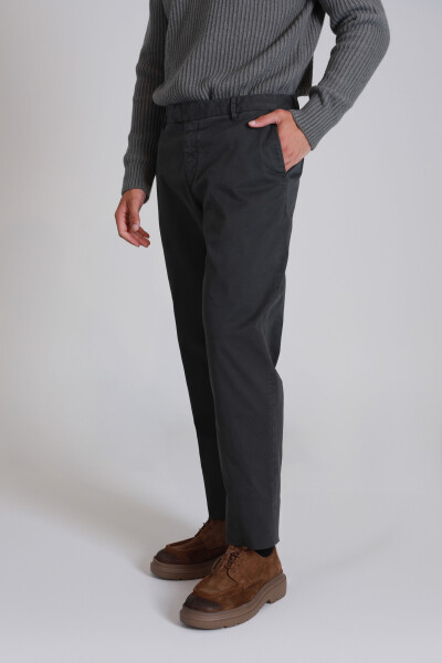 Gabriel Spor Erkek Chino Pantolon Slim Fit Koyu Yeşil - 3