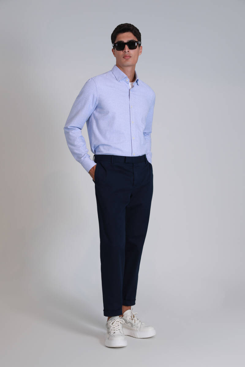 Gabriel Spor Erkek Chino Pantolon Slim Fit Lacivert - 1
