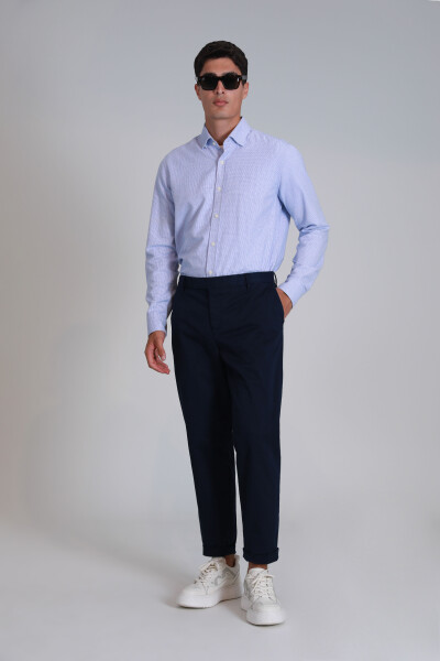 Gabriel Spor Erkek Chino Pantolon Slim Fit Lacivert - 4