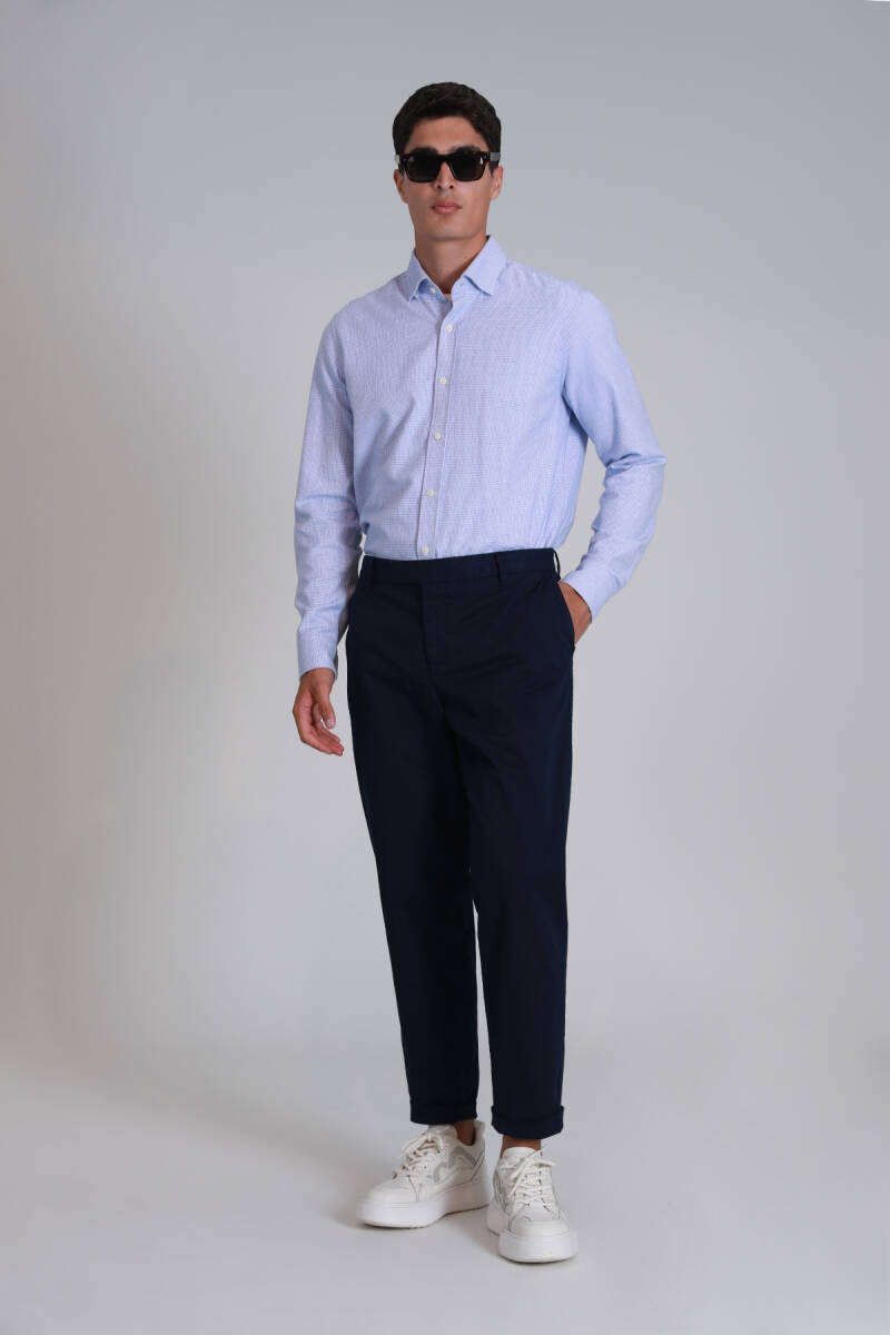 Gabriel Spor Erkek Chino Pantolon Slim Fit Lacivert - 4
