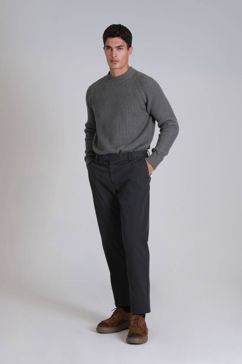 Gabriel Sports Men's Chino Pants Slim Fit Dark Green - 5