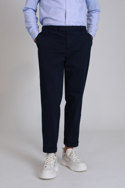 Gabriel Sports Men's Chino Pants Slim Fit Navy Blue - 3