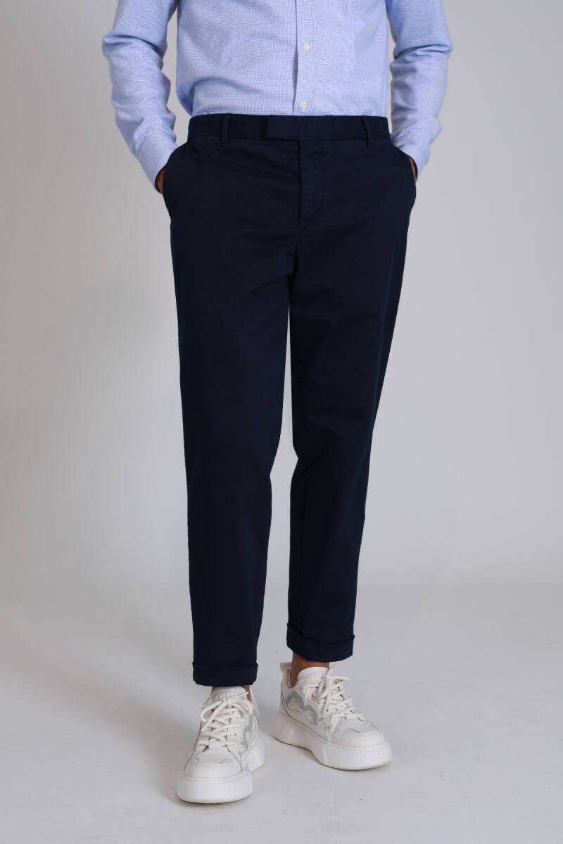 Gabriel Sports Men's Chino Pants Slim Fit Navy Blue - 3