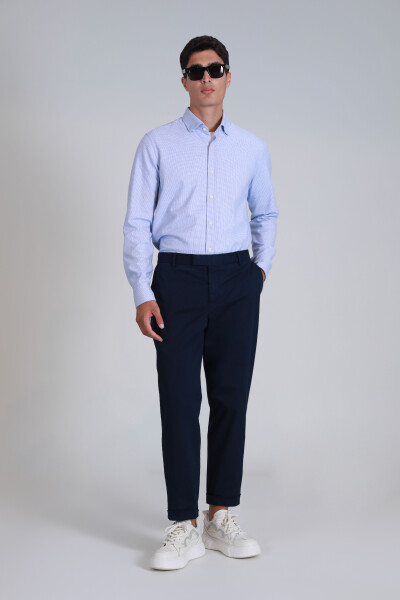 Gabriel Sports Men's Chino Pants Slim Fit Navy Blue - 5