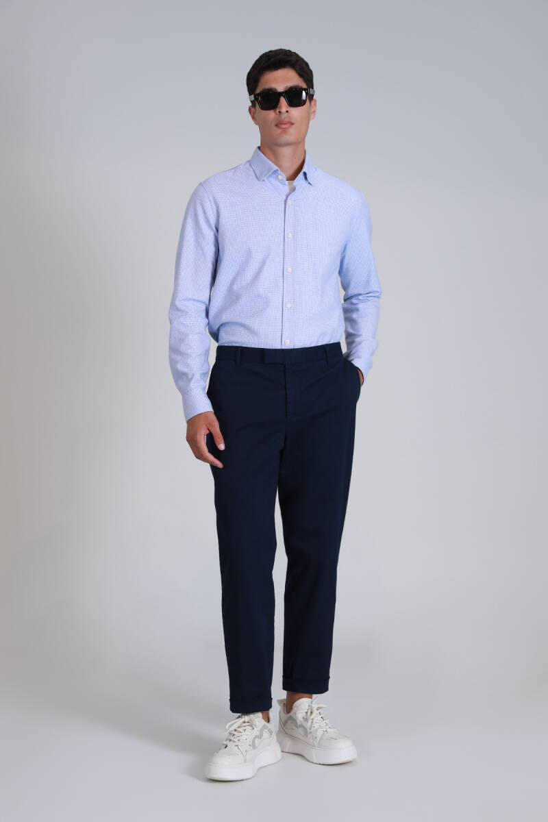 Gabriel Sports Men's Chino Pants Slim Fit Navy Blue - 5