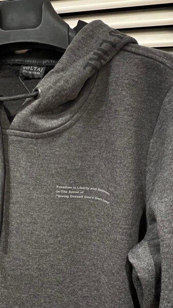 Gavi Kapüşonlu Erkek Sweatshirt Antrasit - 3