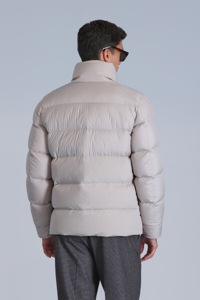 Genius Kaz Tüyü Erkek Mont Bej - 6