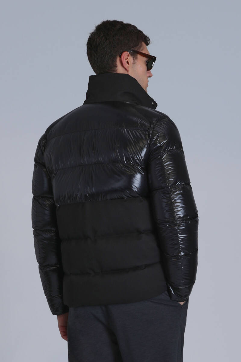 Genius Kaz Tüyü Erkek Mont Siyah - 6