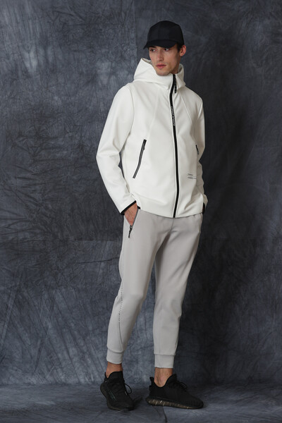 Glas Men's Sweatpants Stone - 3