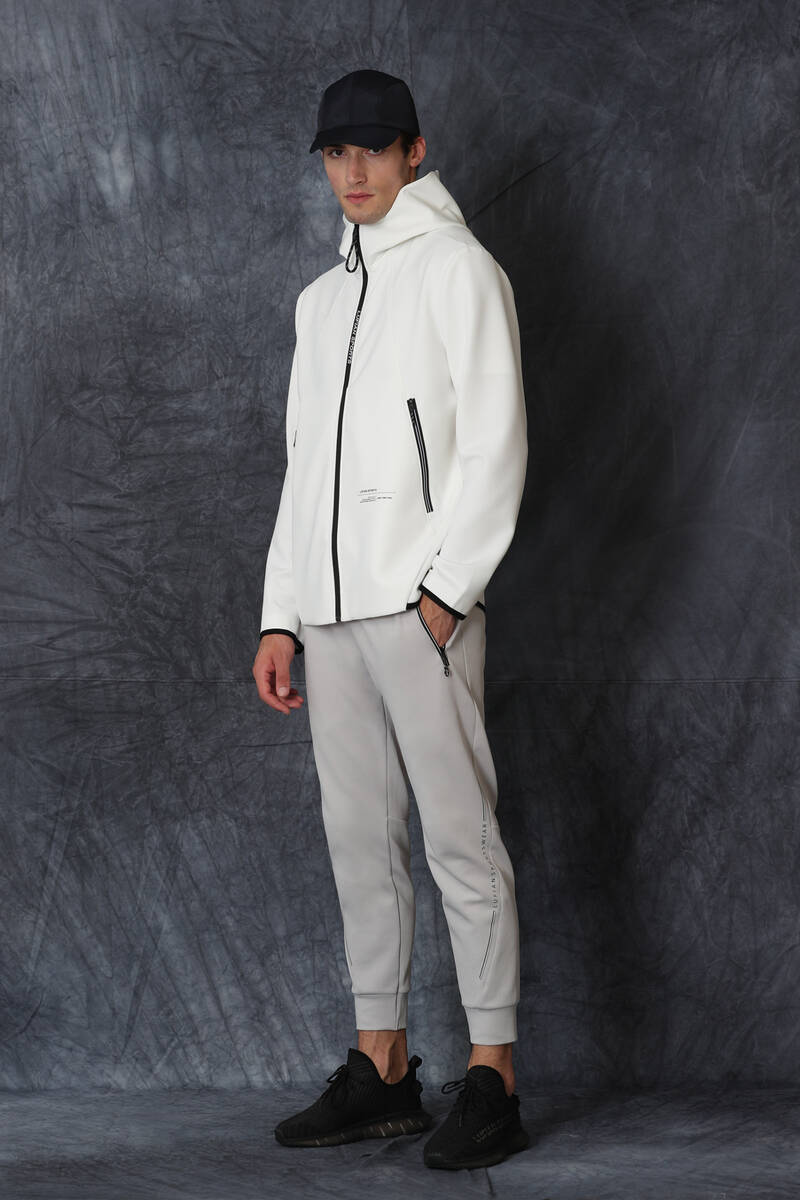 Glas Men's Sweatpants Stone - 4