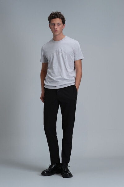 Gold Modern Grafik T- Shirt Taş - 2