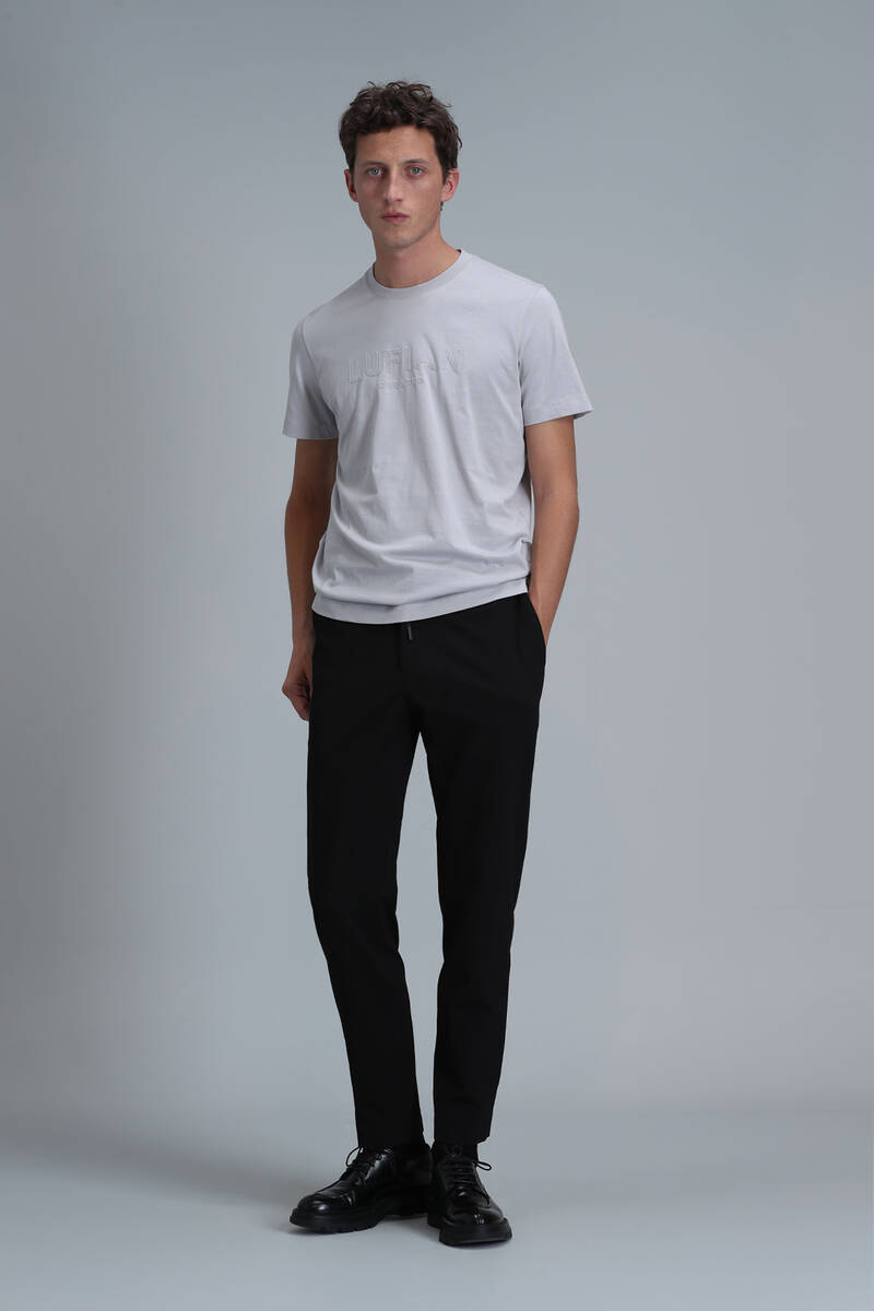 Gold Modern Grafik T- Shirt Taş - 2