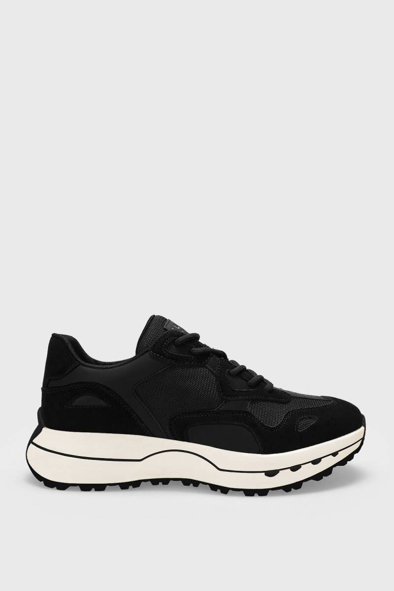 Graham Erkek Sneaker Ayakkabı Siyah - 1
