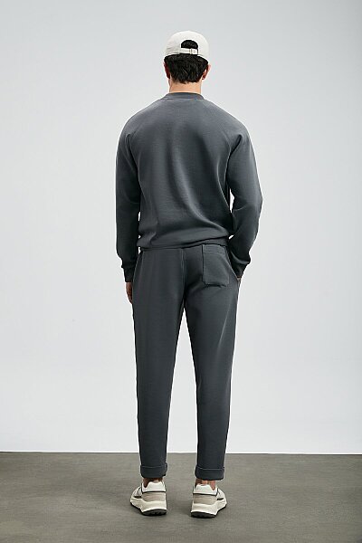 Grant Erkek Sweatshirt Koyu Gri - 6