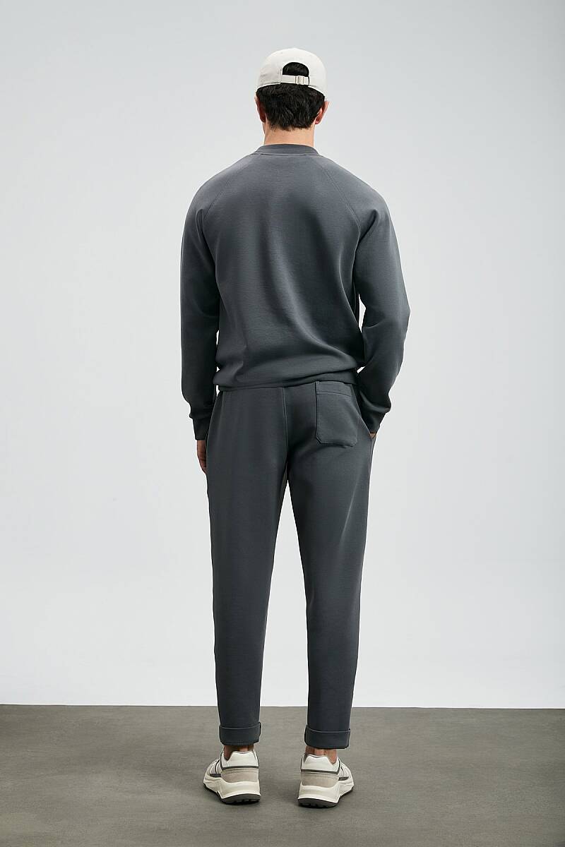 Grant Erkek Sweatshirt Koyu Gri - 6