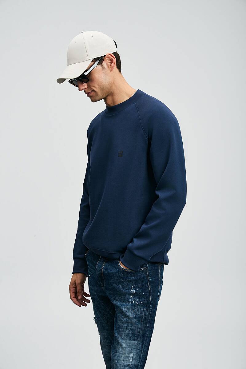 Grant Erkek Sweatshirt Lacivert - 3