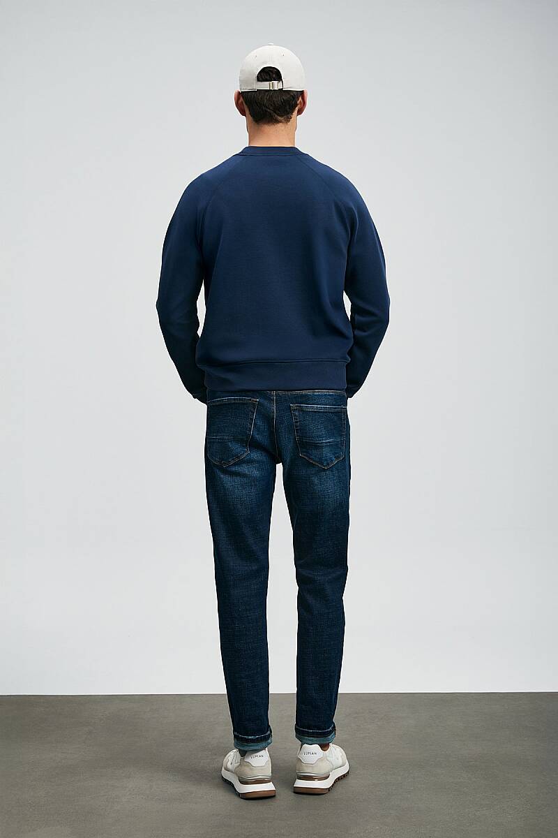 Grant Erkek Sweatshirt Lacivert - 6