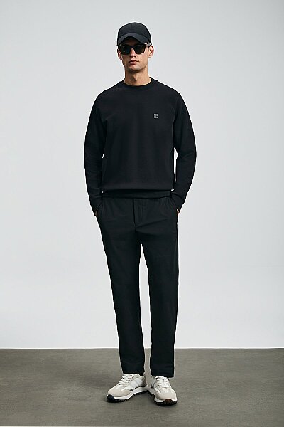 Grant Erkek Sweatshirt Siyah - 3