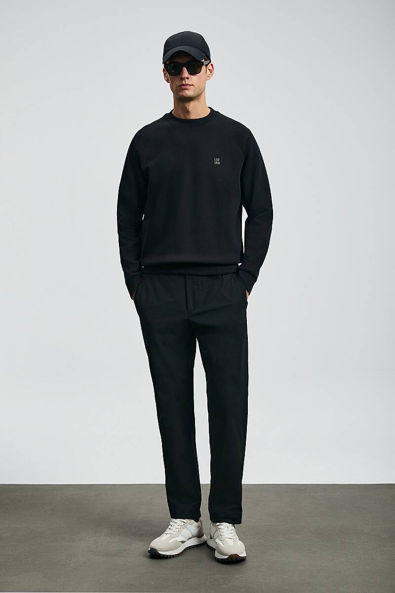 Grant Erkek Sweatshirt Siyah - 3
