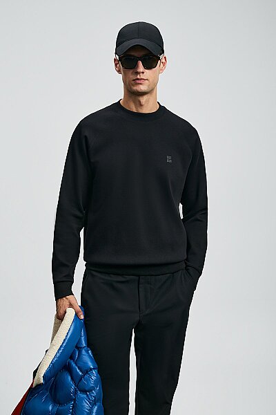 Grant Erkek Sweatshirt Siyah - 4