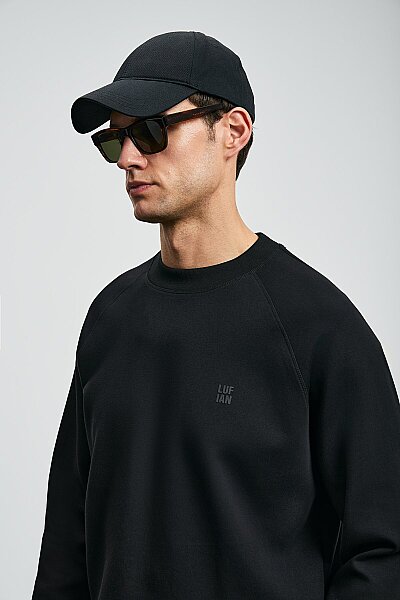 Grant Erkek Sweatshirt Siyah - 5