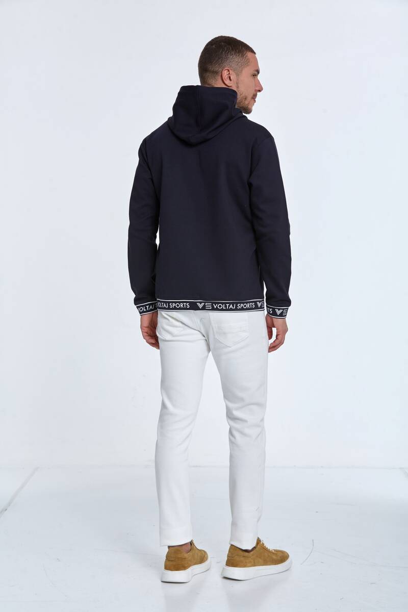 Harper Kapüşonlu Erkek Sweatshirt Lacivert - 5