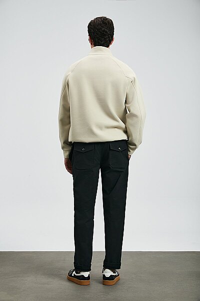 Hazel Erkek Sweatshirt Ekru - 6