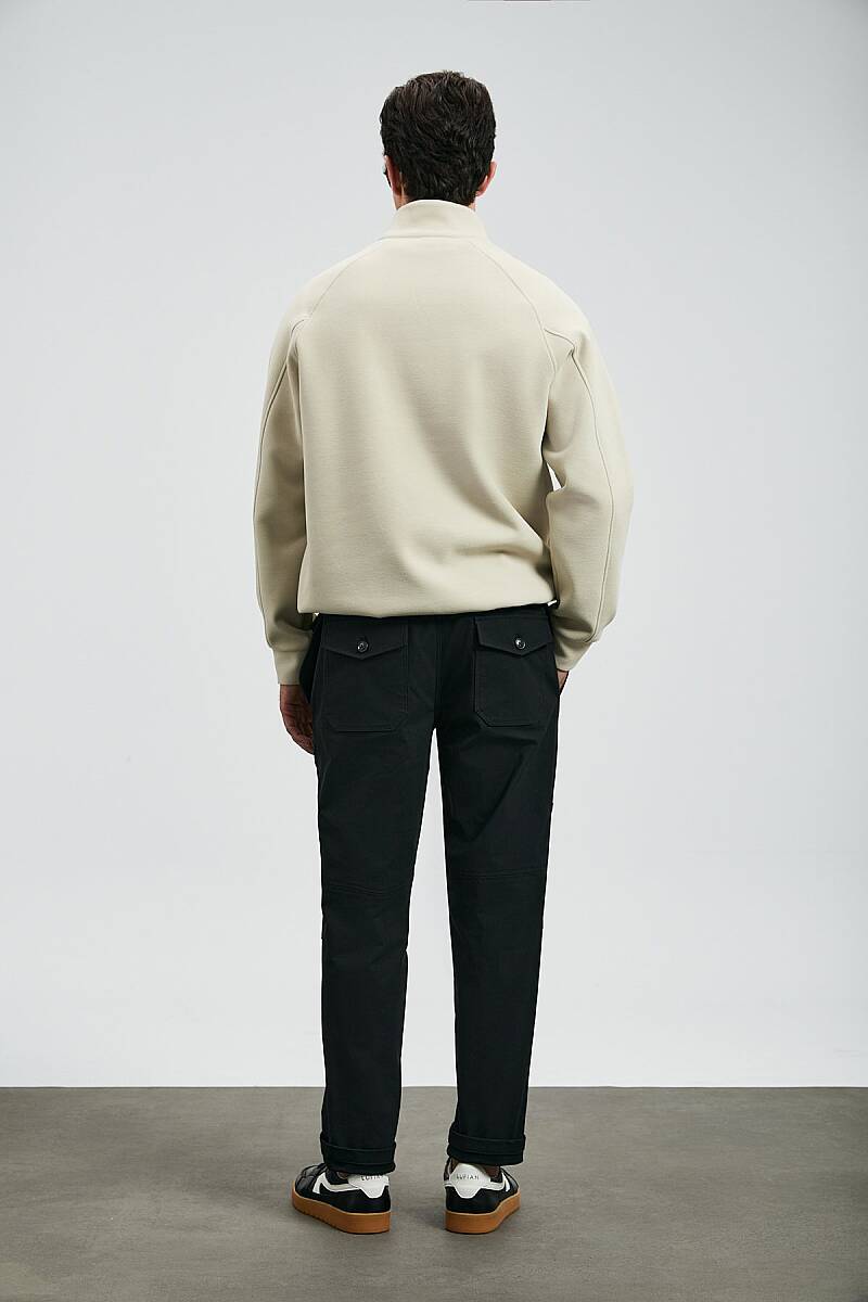 Hazel Erkek Sweatshirt Ekru - 6