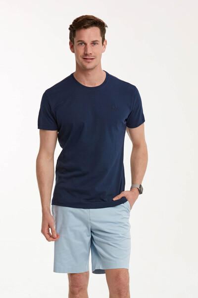 VOLTAJ - Мужская футболка Heavy Single Jersey с круглым вырезом
