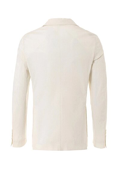 Hedgess Kırık Beyaz Renk Keten Karışımlı Blazer Ceket - BORIS BECKER (1)